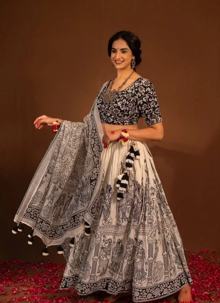 PC 440 Cotton With Kalamkari Print Lehenga With Choli Dupatta Wholesale Clothing Suppliers In India